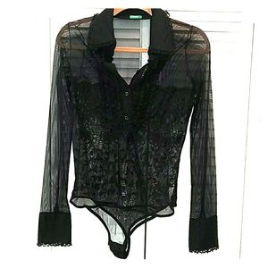 Lace body suit